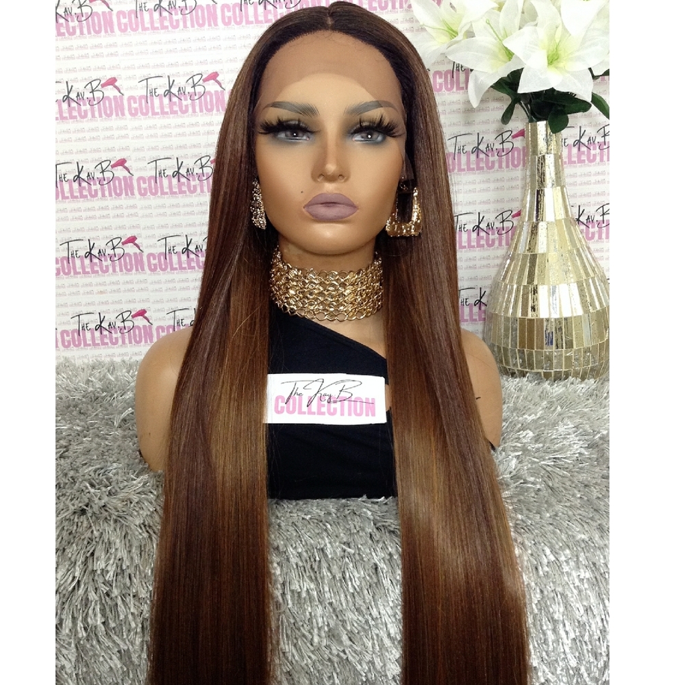 SWISS LACE FRONT WIG MIDDLE PART